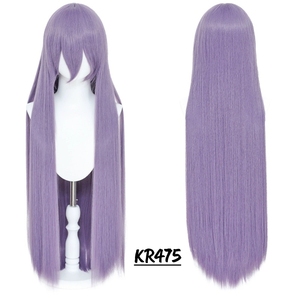 Perruques synthétiques de cosplay en gros, 100 cm de long, lisses, styles universels, 40 couleurs, perruque de cheveux pour anime, jeux de rôle, fête, spectacle - Product Image 1