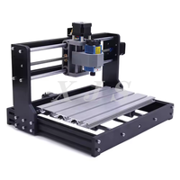 CNC 3018 Pro GRBL contrôle bricolage hors ligne Mini CNC Machine 10 pièces Kit de coupe de fraise en bout et 3 axes Pcb fraiseuse bois routeur