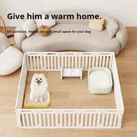 50cm épaissi en plastique Isolation chien clôture solide petite cage à lapin barrière d'isolement intérieure pour petits animaux domestiques barrière