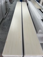 Panel de Pared y Techo de PVC Resistente y Moderno con Diseño de Grano de Madera para Decoración de Interiores de Casas, Baños y Hoteles