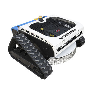 <span class=keywords><strong>Tondeuse</strong></span> à <span class=keywords><strong>gazon</strong></span> hybride télécommandée VORAN 425cc, moteur à essence 26 pouces, coupe-herbe sur chenilles RC pour vergers et pentes de routes - Product Image 1