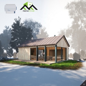 Cabina móvil pequeña casa prefabricada industrial residencial pequeña con estructura de acero uso al aire libre para garantía - Product Image 6