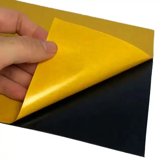 Yellow Release Paper Double Sided Adhesive Polyurethane Good Dust Proof sealing Foam Plastic Sheet