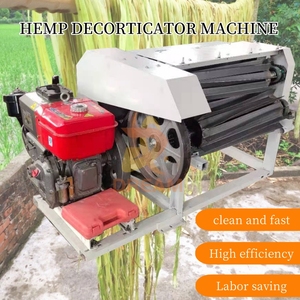 Máquina semiautomática decorticadora de cáñamo Máquina extractora de fibra de cáñamo Máquina de cáñamo Ambary - Product Image 4