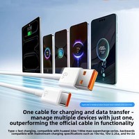 Kabel Data Ponsel Tipe-C 5A Siap Kirim Grosir untuk Pengisian Daya Super Cepat 66W/100W/120W