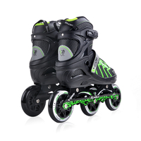 Nouvelle Arrivée Clignotant 3 Roues Cadre en Aluminium Rétractable Patins à Roues Alignées 4 Tailles pour Hommes Femmes