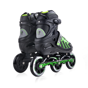 Nuevos <span class=keywords><strong>Patines</strong></span> en Línea de 3 <span class=keywords><strong>Ruedas</strong></span> con Luces y Marco de Aluminio, Ajustables a <span class=keywords><strong>4</strong></span> Tallas <span class=keywords><strong>para</strong></span> Hombre y <span class=keywords><strong>Mujer</strong></span> - Product Image 6