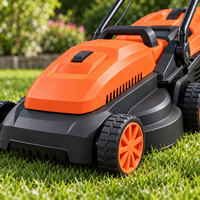 Tondeuse à gazon électrique tondeuse électrique avec trois réglages de hauteur de coupe pour coupe d'herbe dans jardins résident
