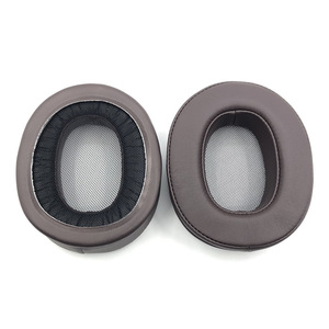 แผ่นรองหูฟังสำหรับซ่อมแซม Sony MDR-1ABT MDR1ABT 1ABT สีดำ สีน้ำตาล แบบครอบหู วัสดุโปรตีน - Product Image 2
