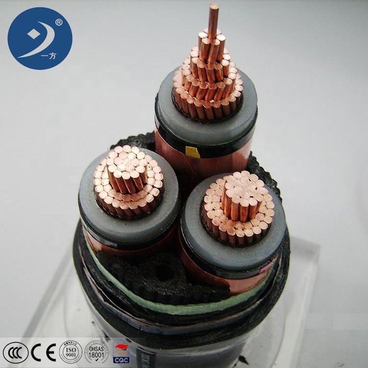 Na2xs2y 12/20kv 24kv XLPE Insulated Triplex Power Cable 3X1X185mm2 16A ...