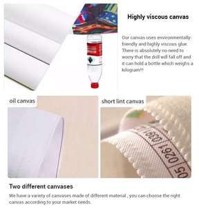 Pittura diamante fai da te personalizzata all'ingrosso paesaggio <span class=keywords><strong>luna</strong></span> per adulti Kit pittura diamante pittura diamante 5D per la decorazione domestica arte della parete - Product Image 4