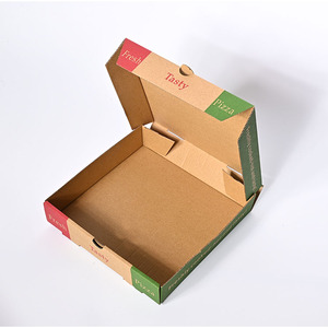 Papel Pizza Slice Box Impresión personalizada Pizza Box Take Away Food Container - Product Image 1