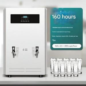 Calentador de Agua Eléctrico Comercial de Gran Capacidad, Tipo Escalonado, Automático, con Tanque de Acero Inoxidable 304 y Base para Negocios - Product Image 3