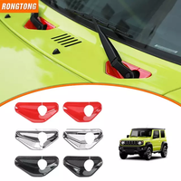 Accessoires extérieurs pour pare-brise de voiture, autocollants de garniture de base de lèche-glace pour Suzuki Jimny 2019+