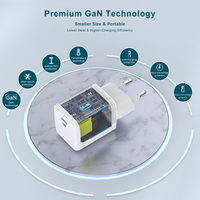Chargeur Mural Portable GaN 35W 30W pour Téléphone Portable, Adaptateur de Charge Rapide PD 35W Type-C pour Samsung Apple iPhone 17