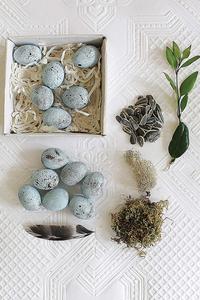 <strong>Ceramic</strong> Easter <strong>Egg</strong> Blue Speckled <strong>Ceramic</strong> Robin <strong>Eggs</strong> - Product Image 2