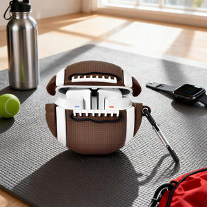 Coque de téléphone <span class=keywords><strong>VILO</strong></span> compatible Rugby pour étui 1/2, hommes et femmes, écologique, anti-chute, peinture UV, silicone, dessin animé 3D, football américain - Product Image 3