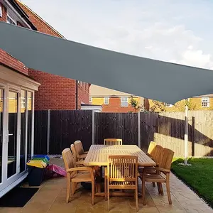 Prix usine 6x8M pare-soleil abri étanche Patio jardin voile d'ombrage UV bloc couverture piscine auvent Camping pique-nique tente auvent - Product Image 1