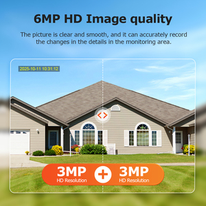 2025 mới 6MP 2 ống kính kép xem kép 4G aov + PIR 2in1 máy ảnh IP66 không thấm nước hấp thụ nhanh năng lượng mặt trời máy ảnh - Product Image 5