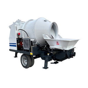 Various Mechanical Equipment <b>Small</b> Concrete Mixer with Passing <b>Pump</b> Feeding Dry Mix and - Product Image 1