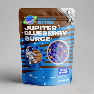 Cali Mylar tas kantong keluar tahan air, anti-bau UV Matt lembut sentuhan cetak dapat disesuaikan untuk makanan Gravure - Product Image 6