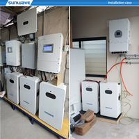 Système de stockage d'énergie solaire domestique hors réseau Megarevo 5kW 8kW 10kW avec onduleur biphasé et batterie LiFePO4