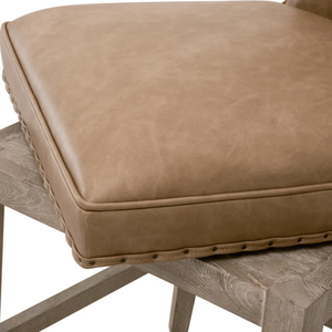 Milton Swivel Counter <b>Stool</b> <b>Wood</b> , upholstery ,rich leather, light <b>wood</b> Durable High Bar <b>Stool</b> for Home Bar & Dining Room - Product Image 2