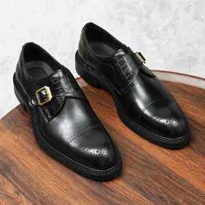 Nouvelles chaussures Oxford de grande taille au design moderne, vente directe en gros. Chaussures décontractées pour hommes, imperméables, respirantes, à lacets, pour le bureau, en cuir de vache - Product Image 4