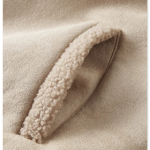 Mùa Thu Và Mùa Đông Nặng Độn Bông Da Lộn Dây Kéo Áo Khoác Mỹ Phong Cách Giản Dị Thương Hiệu Hàng Đầu - Product Image 6