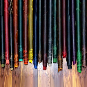 Rouleaux de cuir véritable multicolores BS International en gros – Qualité supérieure, longue durée, pour la décoration intérieure et les accessoires artisanaux - Product Image 1