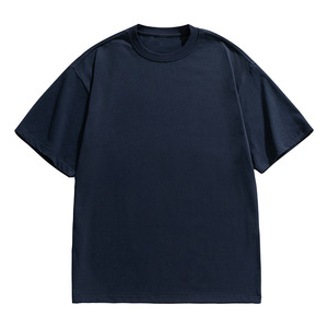 Venta al por mayor a granel de gran tamaño Loose <span class=keywords><strong>Fit</strong></span> 100% algodón Plain Blank Boxy Drop Shoulder de alta calidad de gran tamaño Unisex 300 Gsm camiseta - Product Image 3