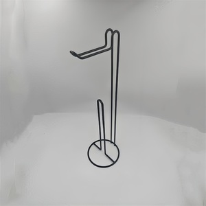 Porte-papier toilette et support à rouleaux en fer forgé moderne et écologique pour salle de bain et bureau - Product Image 1