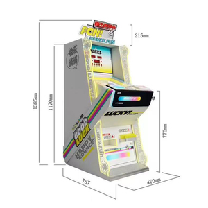 Capsule d'arcade jouet distributeur automatique jeu de flipper mécanique vintage pour enfants anglais et espagnol garantie 1 an - Product Image 2