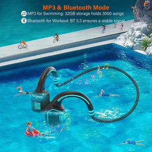 High Quality BT5.0 Waterproof TWS Earbuds 16G/32G Open Ear Bone Conduction Headphones Sport Accessories <b>Wireless</b> Comfortable - Product Image 6