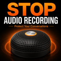 SPECTRUM S1 Dispositif anti-enregistrement portable, brouilleur audio, bloqueur d'enregistreur vocal pour la confidentialité des appels téléphoniques et des réunions sociales