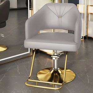 Chaise de Salon de Coiffure Rose Doré Inclinable et Réglable Hydrauliquement, Équipement de Salon de Beauté, Fauteuil de Barbier, Chaise de Coiffage pour Salon - Product Image 2