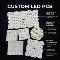Fabricante OEM de Placas PCB LED Personalizadas, Placa PCB de Aluminio, Diseño de Placa de Circuito PCB FR4, Servicio de Montaje SMT para Luces LED