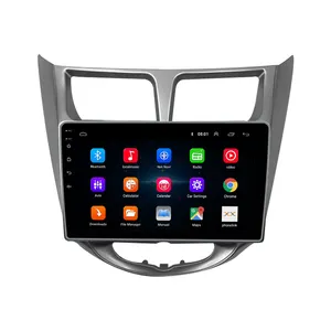 For Hyundai Verna Accent 2010-2016 Radio Headunit Device 2 Double Din Quad Octa-Core Android Car Stereo GPS Navigation Carplay