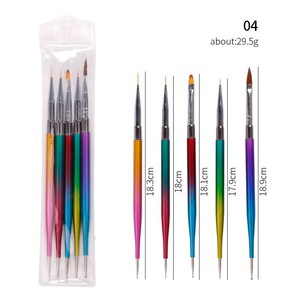 Lot de stylos de nail art en gros, pinceaux en nylon pour la peinture au gel UV, la sculpture de cristaux, le liner fin, la conception de <span class=keywords><strong>manucure</strong></span> et les outils de nail art pour salon - Product Image 3