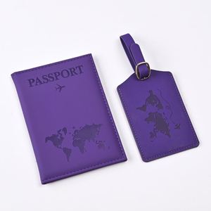 Set di Etichette per Bagagli e Passaporto Personalizzate 2025, Modello P-2671 con Logo Personalizzato, Cambio Colore, PU Ecologico, Stampa in Rilievo alla Moda, Porta <span class=keywords><strong>Biglietti</strong></span> - Product Image 5