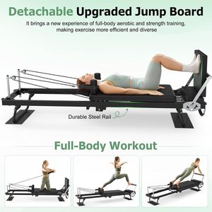 CZFITT Cama de Pilates Plegable Portátil Grande, Equipo de Yoga para Ejercicios de Core, Máquina de Pilates de 197 cm para Fitness en Casa y Pérdida de Peso - Product Image 6