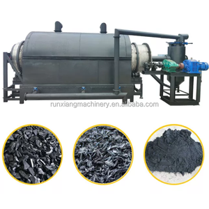 Horno de Carbonización Rotatorio Continuo de Flujo de Aire Caliente para Biochar, Horno de Carbonización de Carbón Vegetal, Motor para Carbón de Cáscara de Coco - Product Image 6