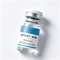Étiquettes personnalisées pour flacons de peptides à marque privée pour la perte de poids et les soins de santé, flacons de 2 ml, 5 ml, 10 ml
