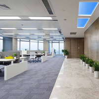 Plafonnier LED intelligent effet ciel bleu naturel pour salon, 2000-10000K, design moderne, contrôle par téléphone, indice de protection IP54
