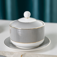 P & T Usine ODM Hôtel Os Chine Service de Dîner de Mariage Vaisselle Set de Cuisine Bone China Restaurant Vaisselle Assiette à Vendre