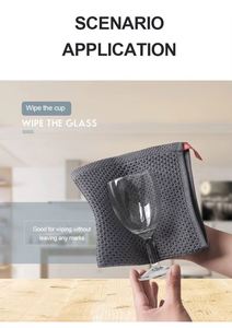 Paño de Microfibra de Algodón Suave y Absorbente para Cocina, Paño de Limpieza Transpirable con Diseño de Panal, Paño para Lavar la Cara, Paños de Limpieza para el Hogar - Product Image 5