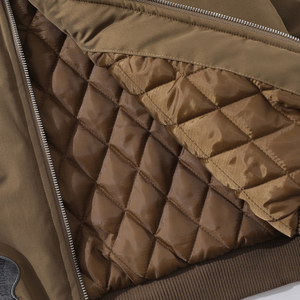 Giacca invernale Vintage spessa Varsity giacca 100% poliestere Canvas antivento cappotto Unisex traspirante con ricamo 3D - Product Image 5