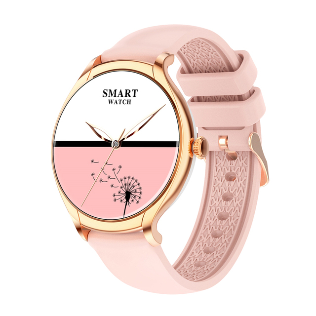 KT67 Fashion Smart Watch Women Bracelet Blood Pressure Fitness Tracker Wristwatch Round Shape Female Girl Sport Smartwatch