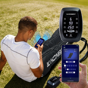 Bottes de compression séquentielle à pression d'air pour massage des jambes, système de récupération sportive, rechargeable par USB, contrôle de la minuterie, OEM ODM AS A - Product Image 1