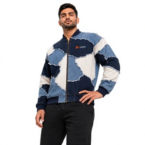 OEM Men’s Denim <b>Jackets</b> Custom Wholesale Vintage Washed Denim <b>Jacket</b> for Men Blue Black <b>Trucker</b> Streetwear Casual Workwear - Product Image 1